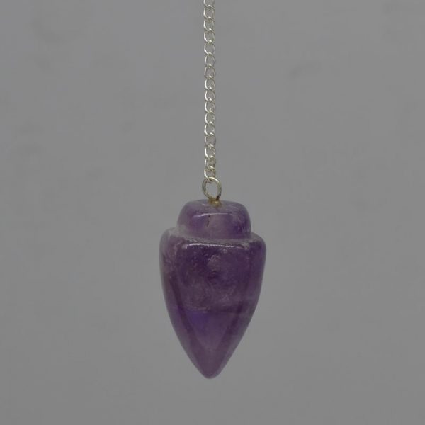 Pendulum Drop shape Amethyst - Treasures from the Stone Age